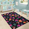 Marigold Pattern Print Design MR02 Area Rugs