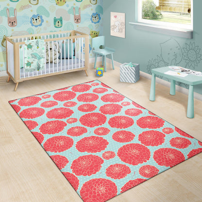 Marigold Pattern Print Design MR03 Area Rugs