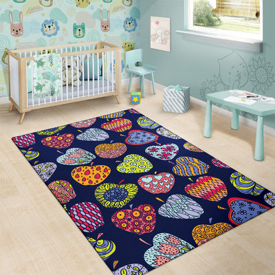 Apple Pattern Print Design AP05 Area Rugs