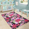 Lily Pattern Print Design LY017 Area Rugs