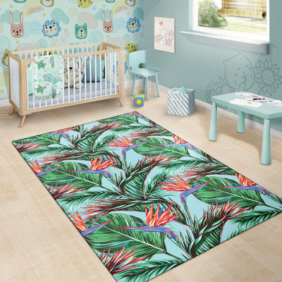 Bird Of Paradise Pattern Print Design BOP01 Area Rugs