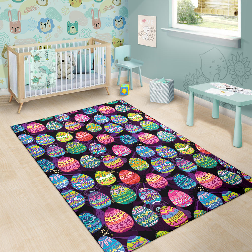 Easter Eggs Pattern Print Design RB08 Area Rugs