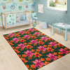 Amaryllis Pattern Print Design AL01 Area Rugs