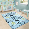 Sea Turtle Pattern Print Design T011 Area Rugs