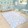 Donut Unicorn Pattern Print Design DN014 Area Rugs