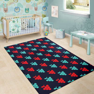 Grape Pattern Print Design GP07 Area Rugs