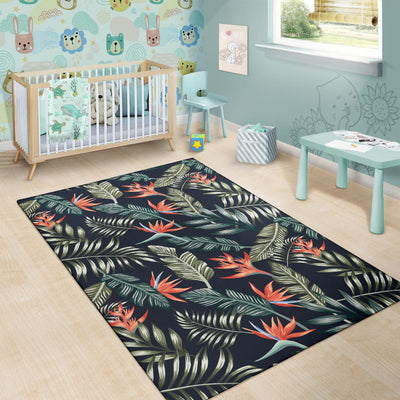 Bird Of Paradise Pattern Print Design BOP02 Area Rugs