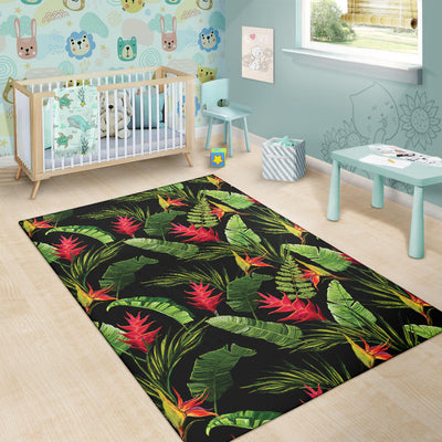 Bird Of Paradise Pattern Print Design BOP010 Area Rugs