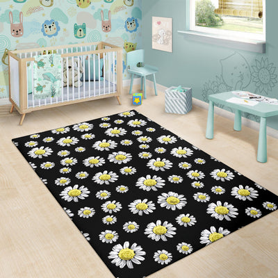 Daisy Pattern Print Design DS01 Area Rugs