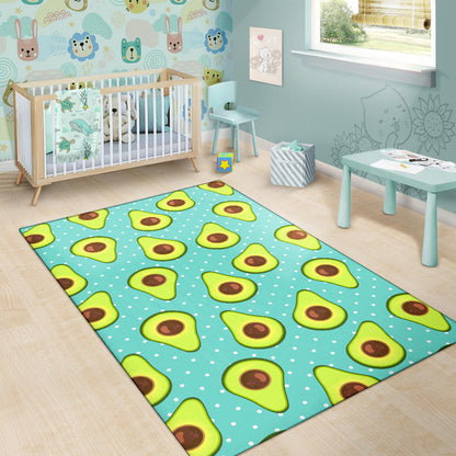 Avocado Pattern Print Design AC012 Area Rugs