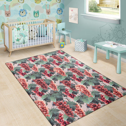 Grape Pattern Print Design GP01 Area Rugs