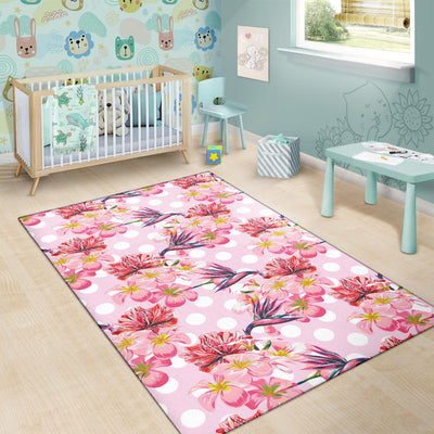 Bird Of Paradise Pattern Print Design BOP011 Area Rugs