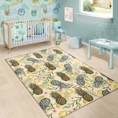 Pineapple Pattern Print Design PP012 Area Rugs