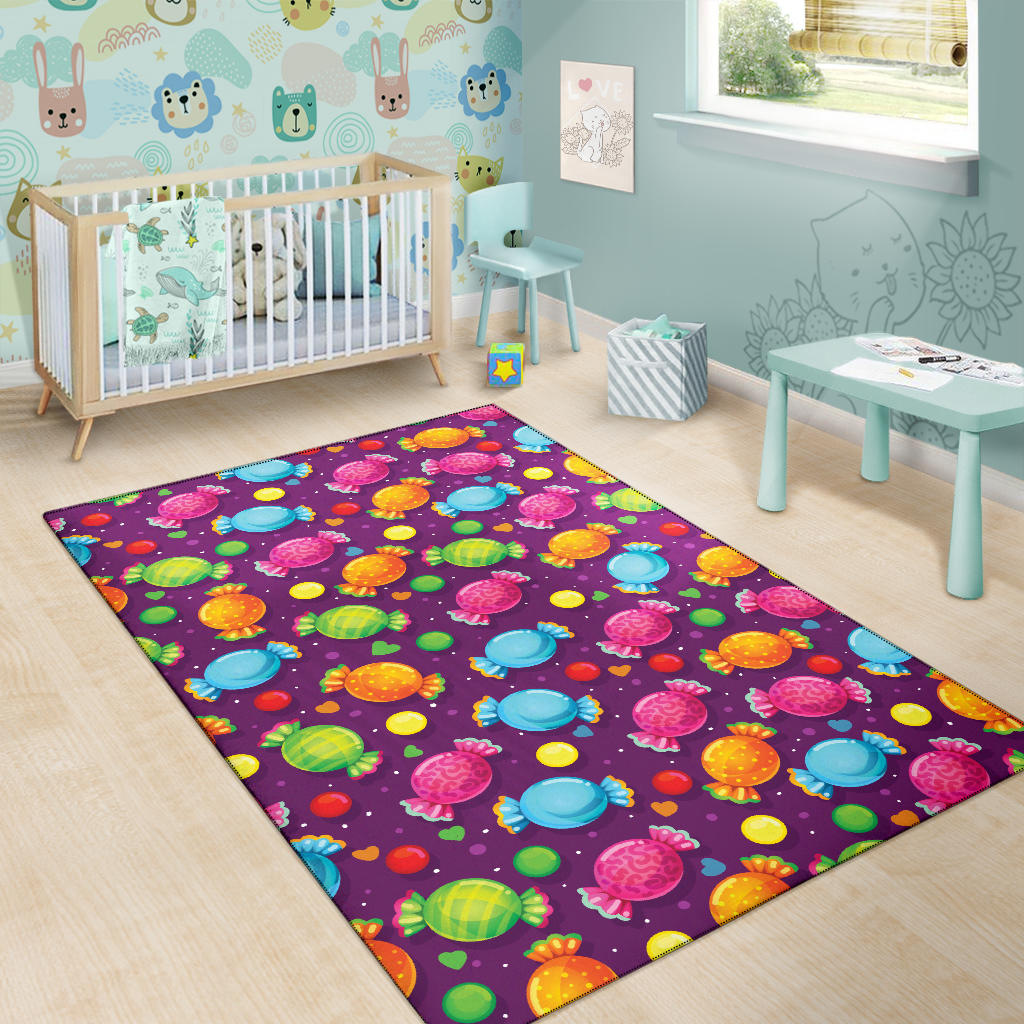 Candy Pattern Print Design CA05 Area Rugs