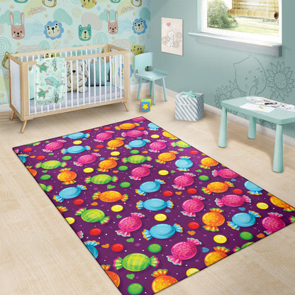 Candy Pattern Print Design CA05 Area Rugs