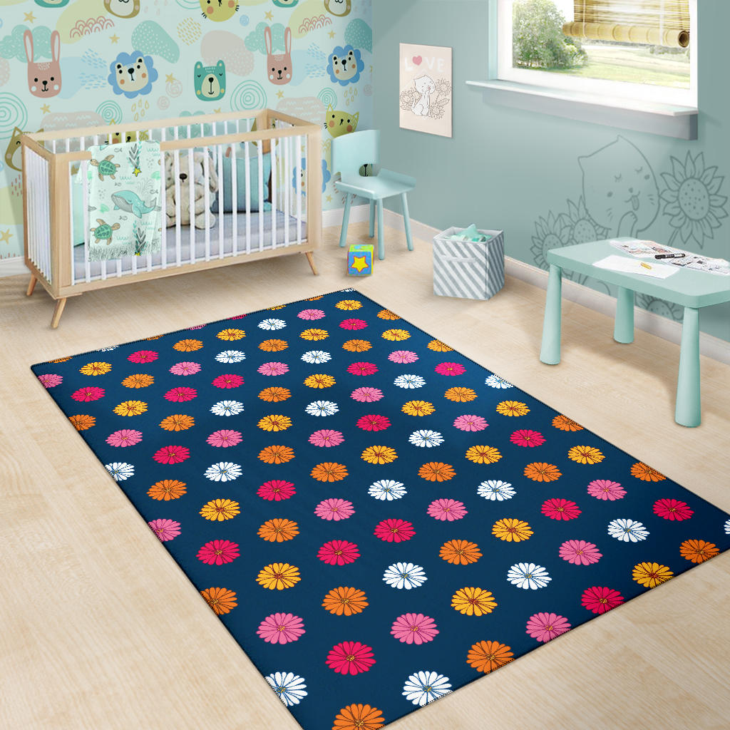 Gerberas Pattern Print Design GB06 Area Rugs