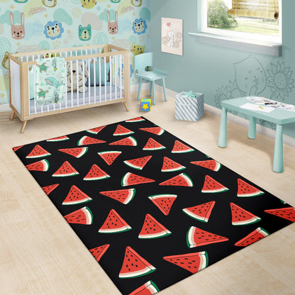 Watermelon Pattern Print Design WM01 Area Rugs