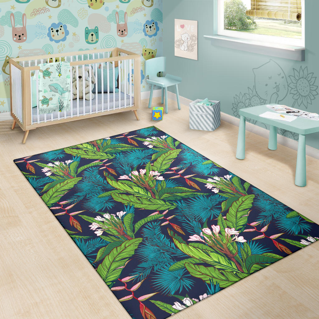 Rainforest Pattern Print Design RF01 Area Rugs