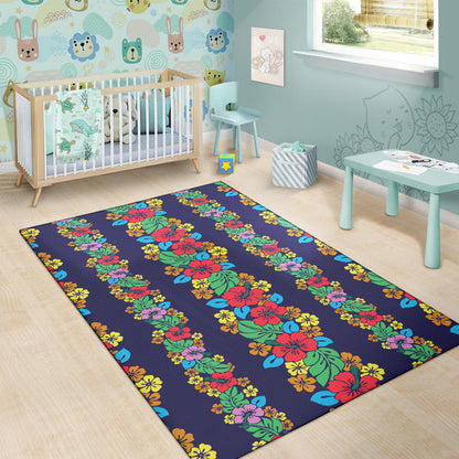 Hawaiian Themed Pattern Print Design H03 Area Rugs