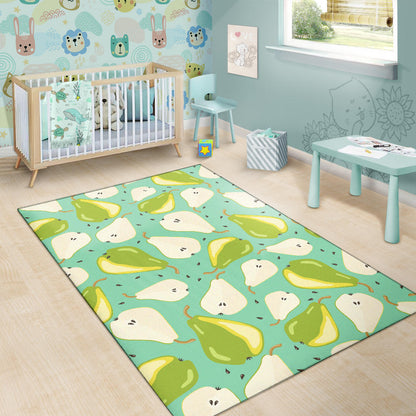 Pear Pattern Print Design PE04 Area Rugs