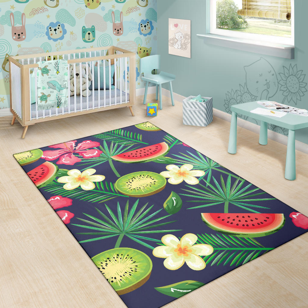 Tropical Fruits Pattern Print Design TF05 Area Rugs