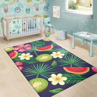 Tropical Fruits Pattern Print Design TF05 Area Rugs