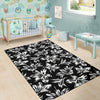 Amaryllis Pattern Print Design AL04 Area Rugs