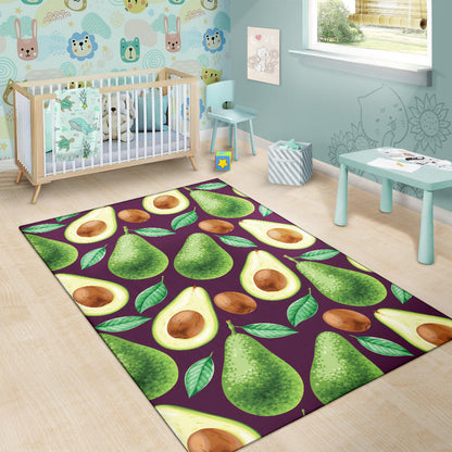 Avocado Pattern Print Design AC08 Area Rugs