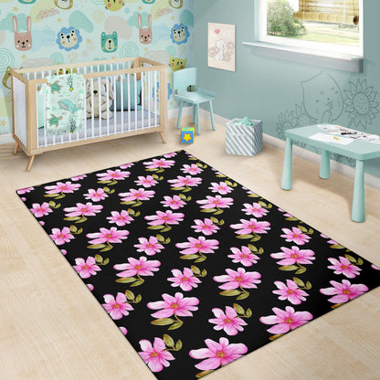 Magnolia Pattern Print Design MAG06 Area Rugs