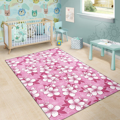 Cherry Blossom Pattern Print Design CB02 Area Rugs