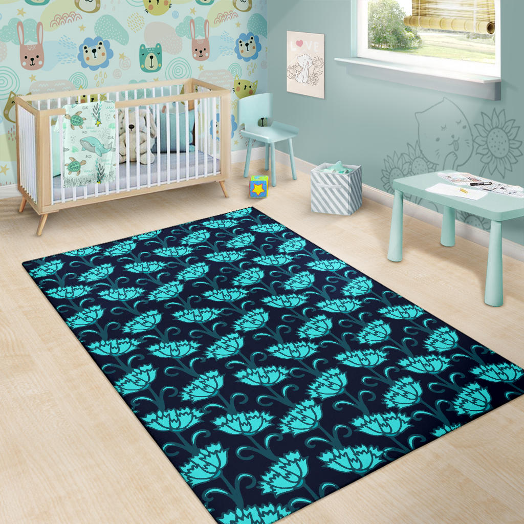 Carnations Pattern Print Design CN06 Area Rugs