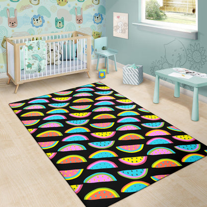 Watermelon Pattern Print Design WM08 Area Rugs