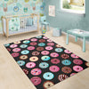 Donut Pattern Print Design DN02 Area Rugs