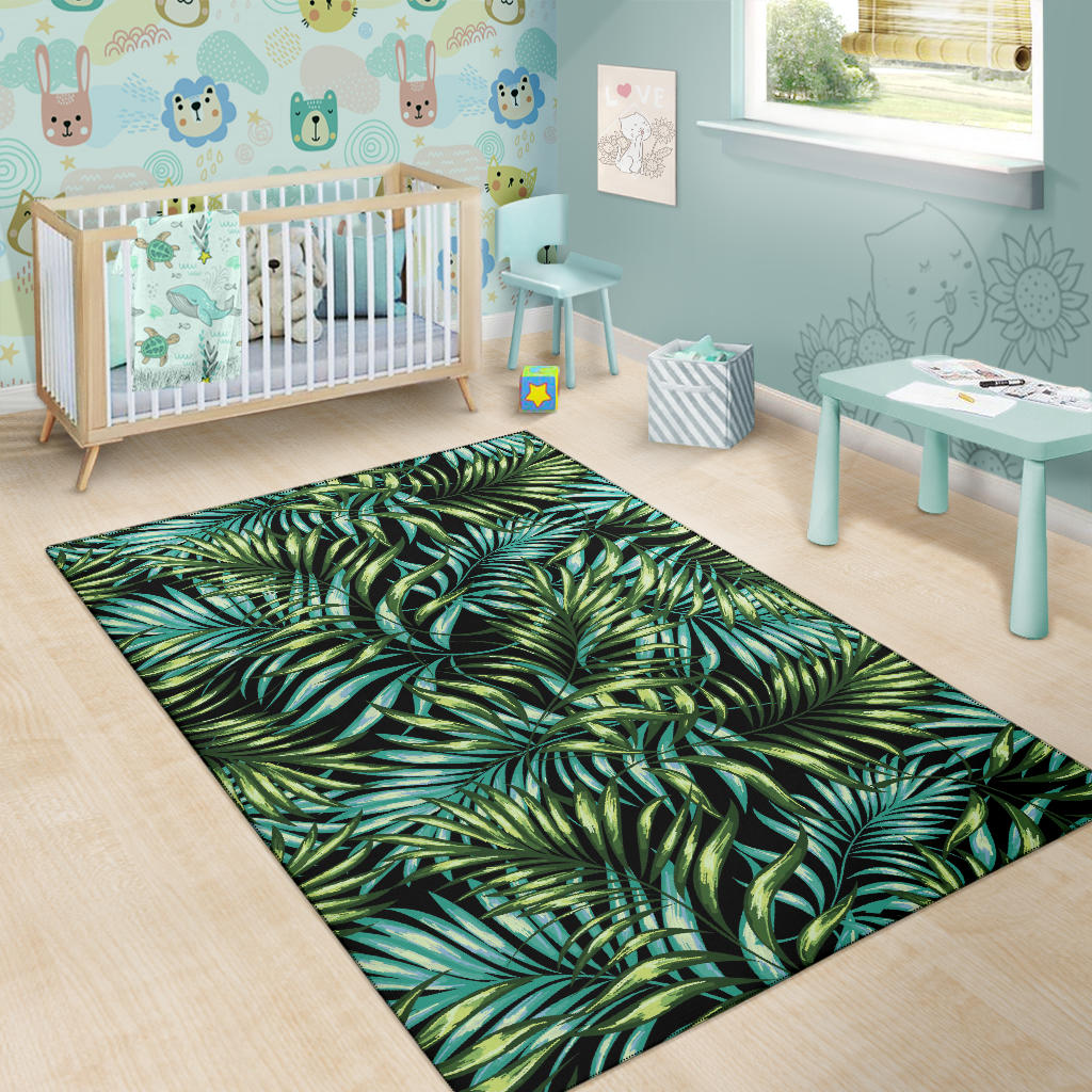 Tropical Flower Pattern Print Design TF08 Area Rugs