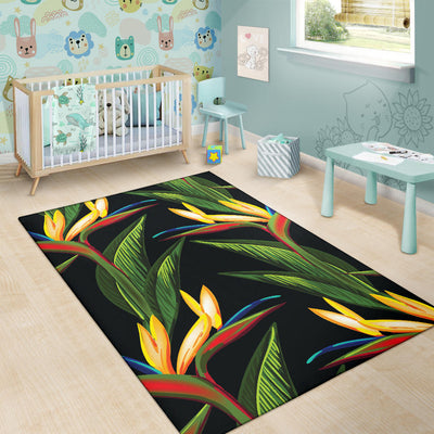 Bird Of Paradise Pattern Print Design BOP012 Area Rugs