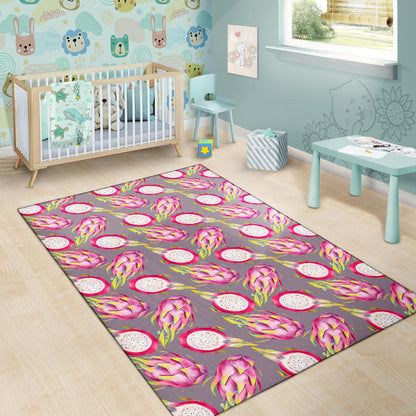 Dragonfruit Pattern Print Design DF03 Area Rugs
