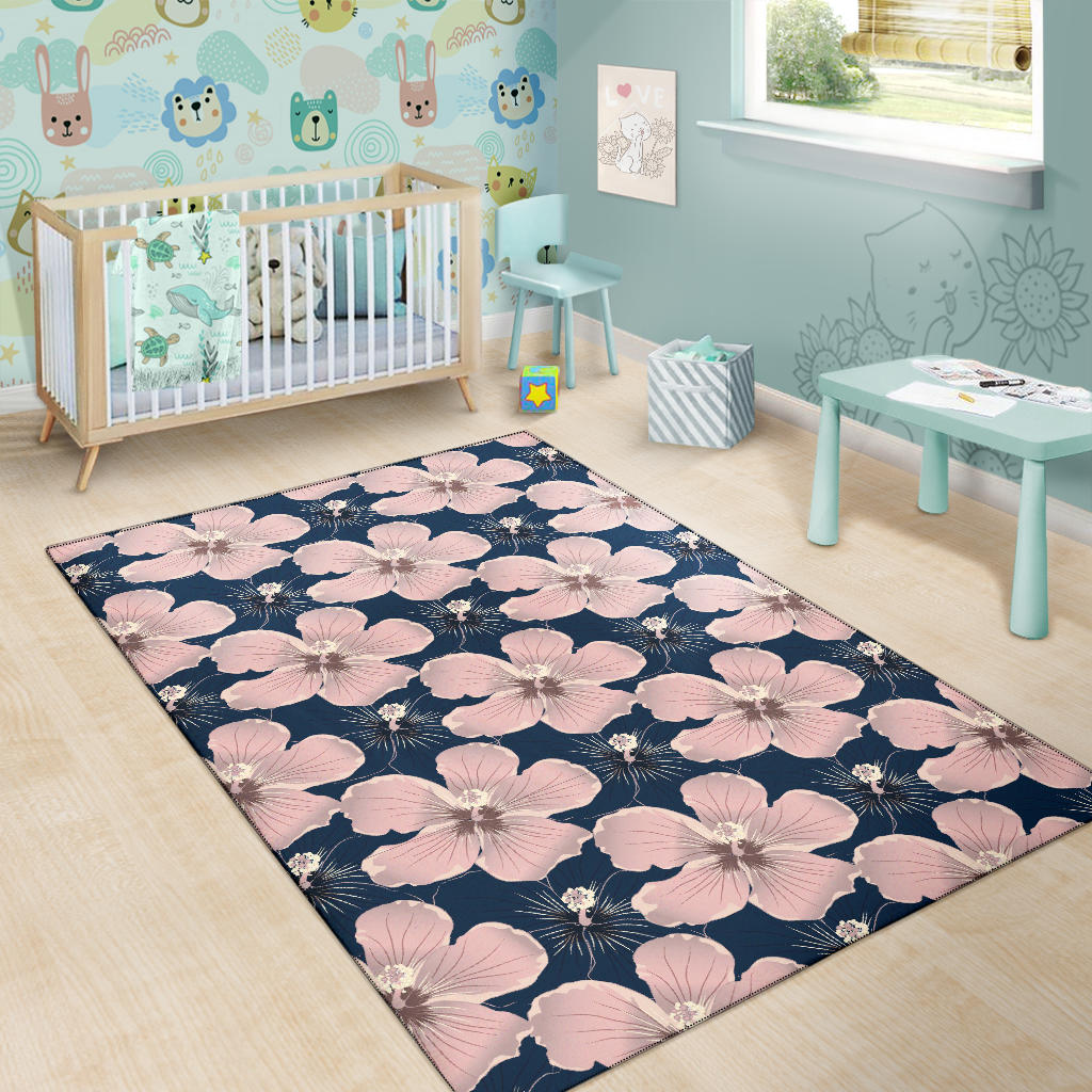 Plumeria Pattern Print Design PM018 Area Rugs