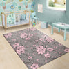 Cherry Blossom Pattern Print Design CB05 Area Rugs