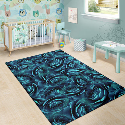 Camellia Pattern Print Design CM04 Area Rugs