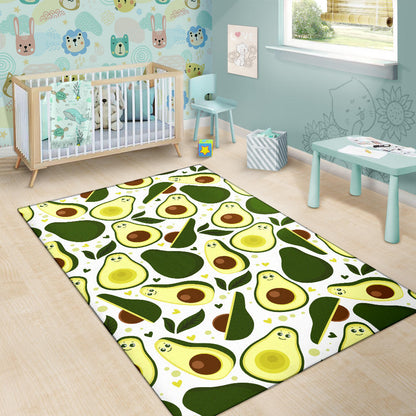 Avocado Pattern Print Design AC06 Area Rugs