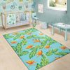 Bird Of Paradise Pattern Print Design BOP04 Area Rugs