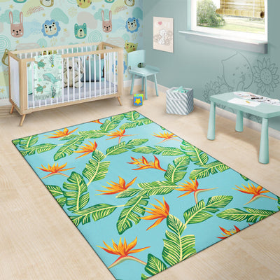 Bird Of Paradise Pattern Print Design BOP04 Area Rugs