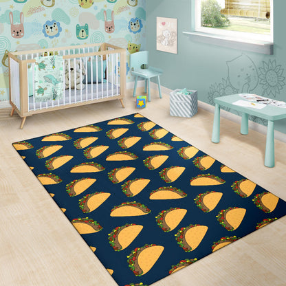 Taco Pattern Print Design TC04 Area Rugs