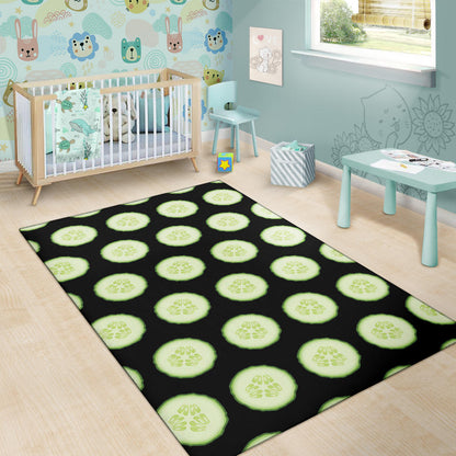 Cucumber Pattern Print Design CC02 Area Rugs