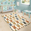 Rabbit Pattern Print Design RB04 Area Rugs