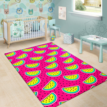 Watermelon Pattern Print Design WM04 Area Rugs