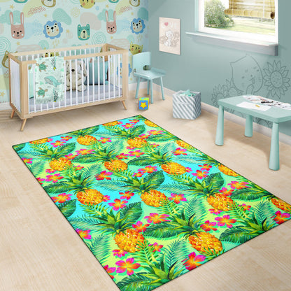 Pineapple Pattern Print Design PP010 Area Rugs