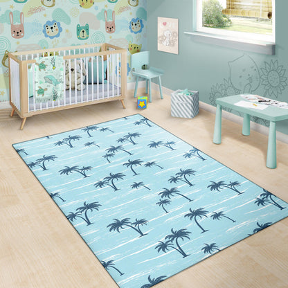 Palm Tree Pattern Print Design PT04 Area Rugs