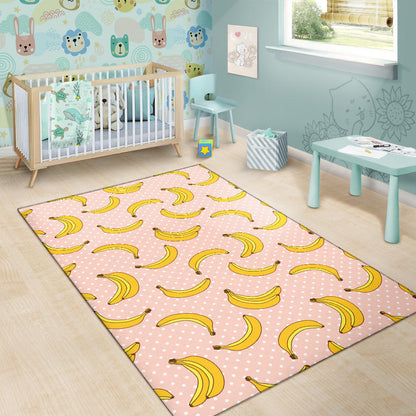 Banana Pattern Print Design BA06 Area Rugs
