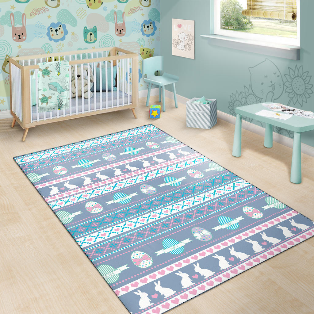 Easter Eggs Pattern Print Design RB013 Area Rugs